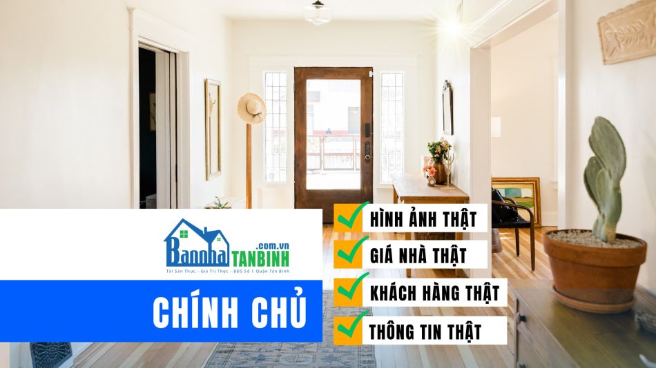 Mua nhà tân bình giá 5 tỷ vị trí đẹp, nhà full nội thất