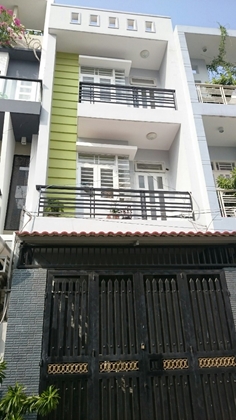 Nhà Trương Công Định – 4.1x10m, trệt 3 lầu, nhà ở liền – sổ vuông vức, 6.1 tỷ
