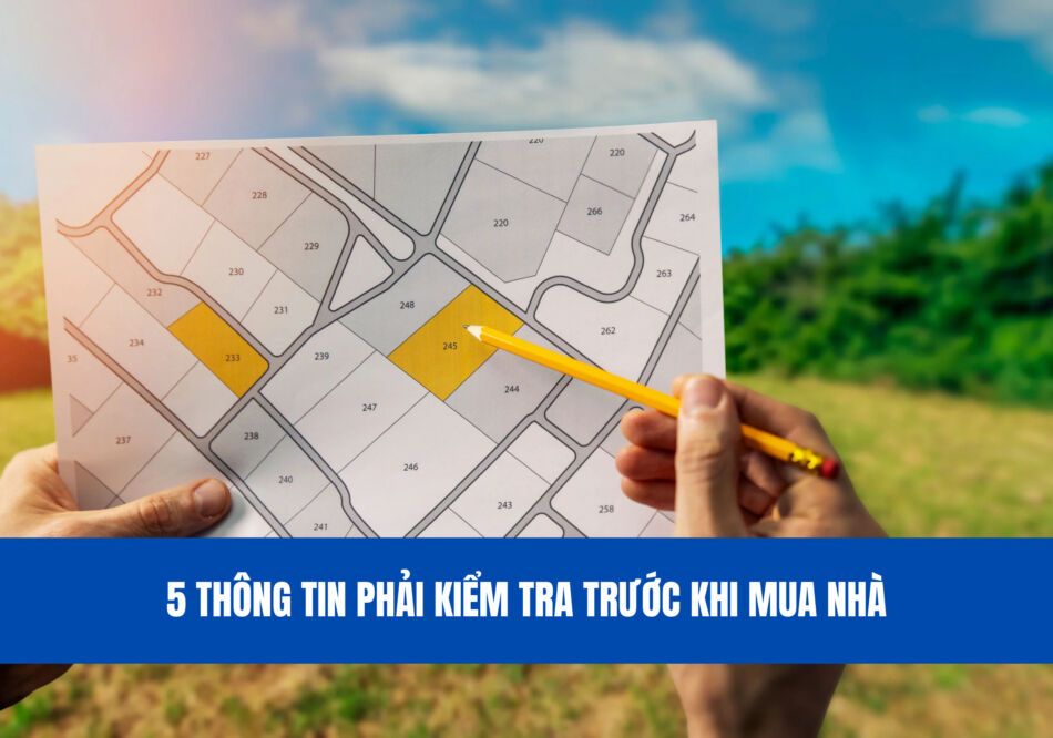 5 Thông tin phải kiểm tra trước khi mua nhà 